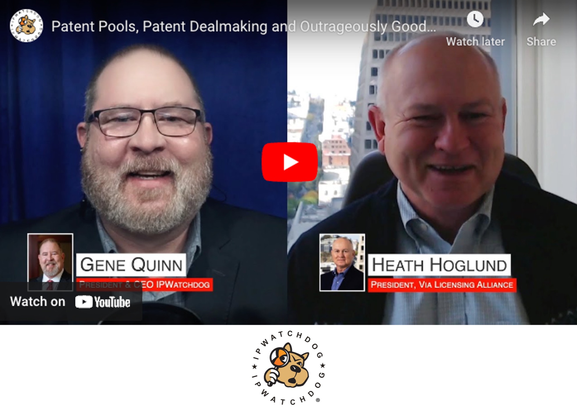 IPWatchdog Podcast: Patent Pools, Patent Dealmaking and Outrageously Good Audio