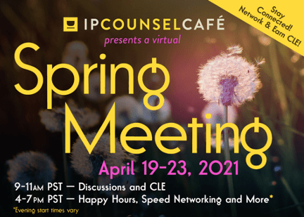 Tom Chia Speaks at IP Counsel Café Spring Meeting 2021