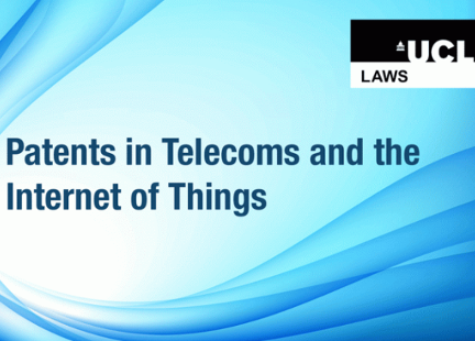 Sven Torringer Speaks at Patents in Telecom